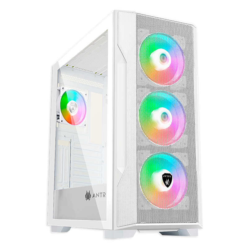 CASE ANTRYX FX 710 WHITE, ARGB FAN X4, USB TIPO-C (AC FX710W) (NT21) 0