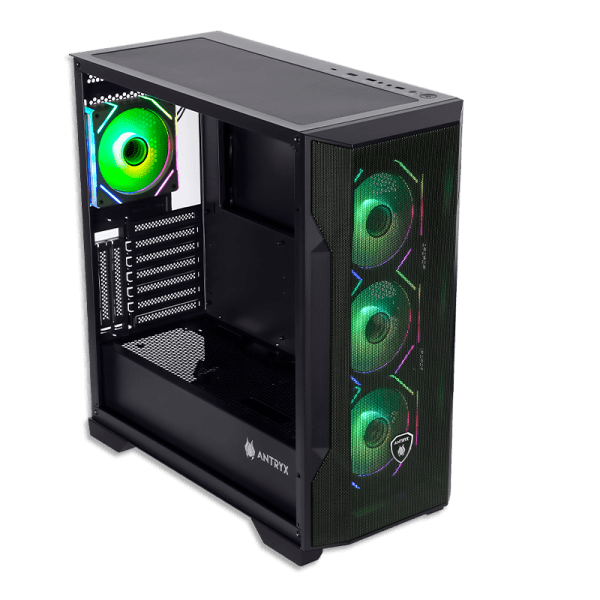 CASE ANTRYX FX 710U BLACK, INFINITY ARGB FAN X4, USB TIPO-C (AC-FX710UK) (NT21)5