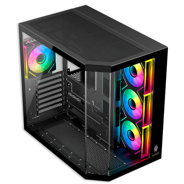 CASE ANTRYX FX 800 BLACK, INFINITY ARGB FAN X4, USB TIPO-C (AC-FX800K) (NT21)2