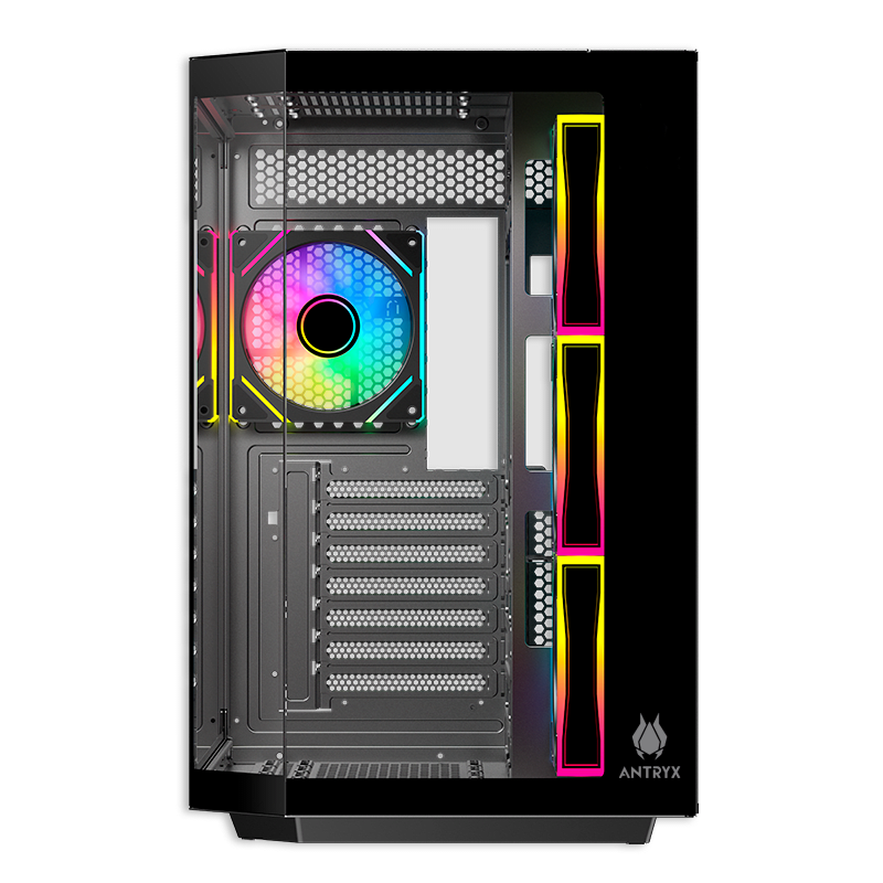 CASE ANTRYX FX 800 BLACK, INFINITY ARGB FAN X4, USB TIPO-C (AC-FX800K) (NT21)3
