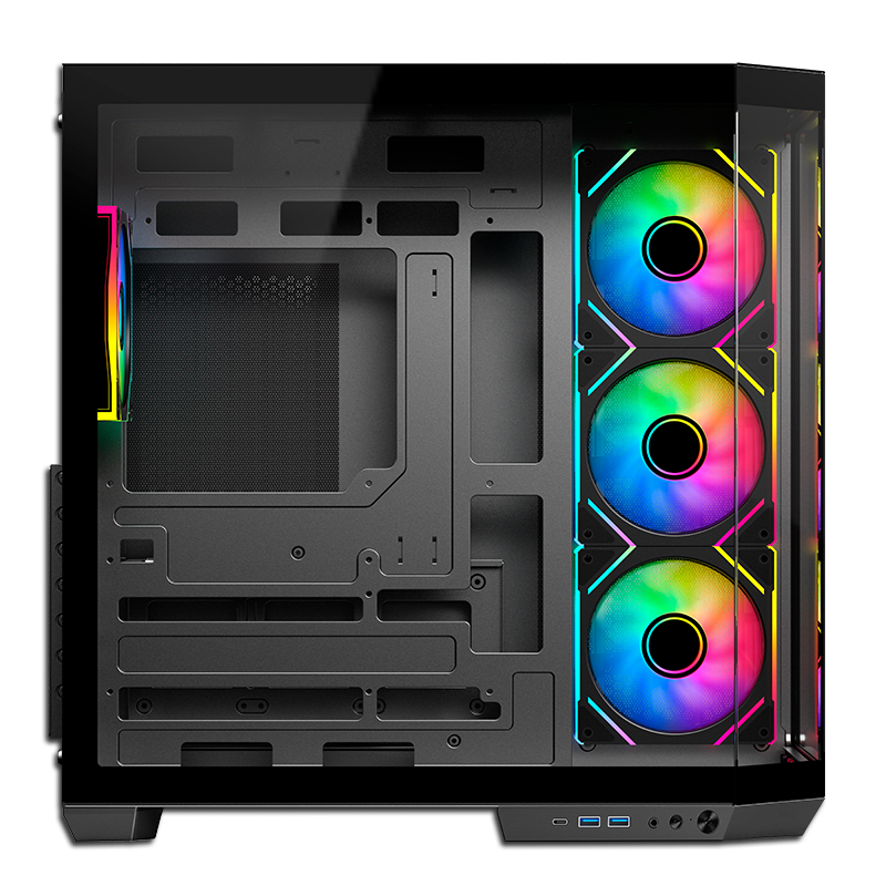 CASE ANTRYX FX 800 BLACK, INFINITY ARGB FAN X4, USB TIPO-C (AC-FX800K) (NT21)4