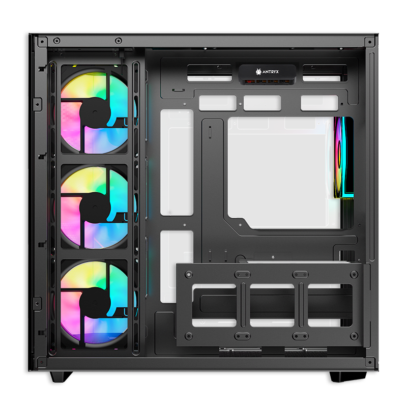 CASE ANTRYX FX 800 BLACK, INFINITY ARGB FAN X4, USB TIPO-C (AC-FX800K) (NT21)5