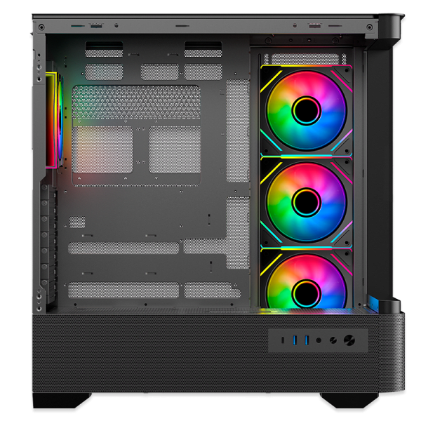 CASE ANTRYX FX 830 BLACK, INFINITY ARGB FAN X4, USB TIPO-C (AC-FX830K) (NT21)3