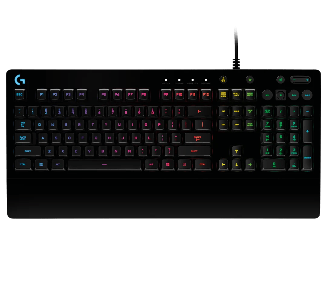 TECLADO LOGITECH G213 PRODIGY RGB USB, NEGRO (920-008084) (NT8) 0
