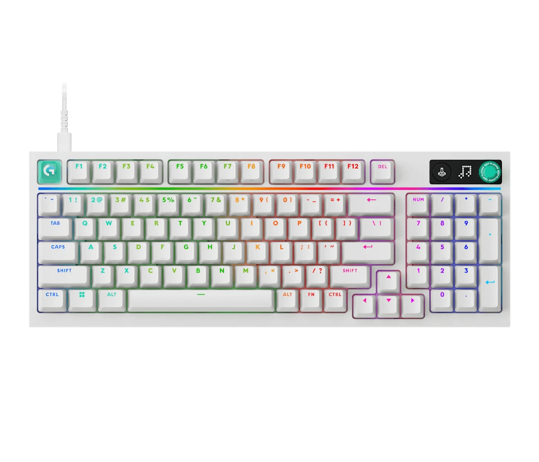 TECLADO LOGITECH G316 X 98 MECÁNICO USB-C 8000 HZ HOT SWAP RGB LIGHTSYNC WHITE (920-014226) (NT8) 0