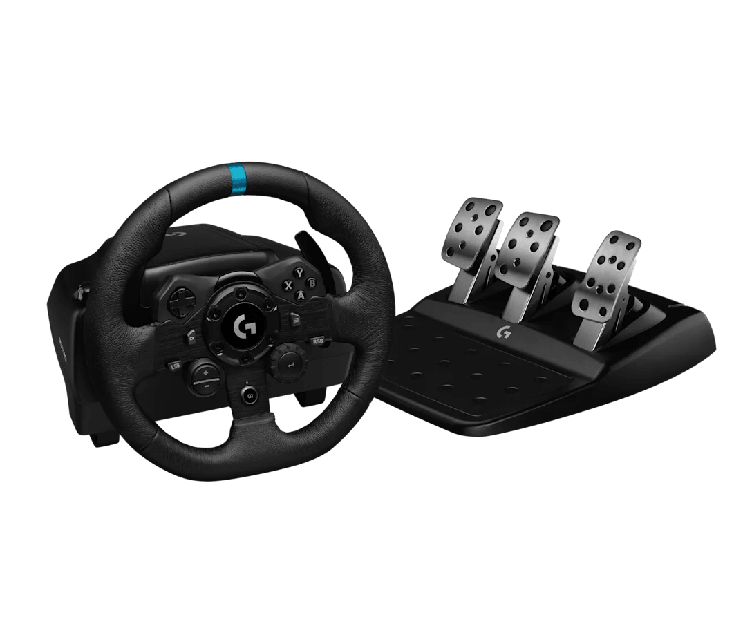 TIMON C/PEDAL LOGITECH G G923 RACING WHEEL PARA PC/XB USB TRUEFORCE BLACK (941-000157) (NT8)3