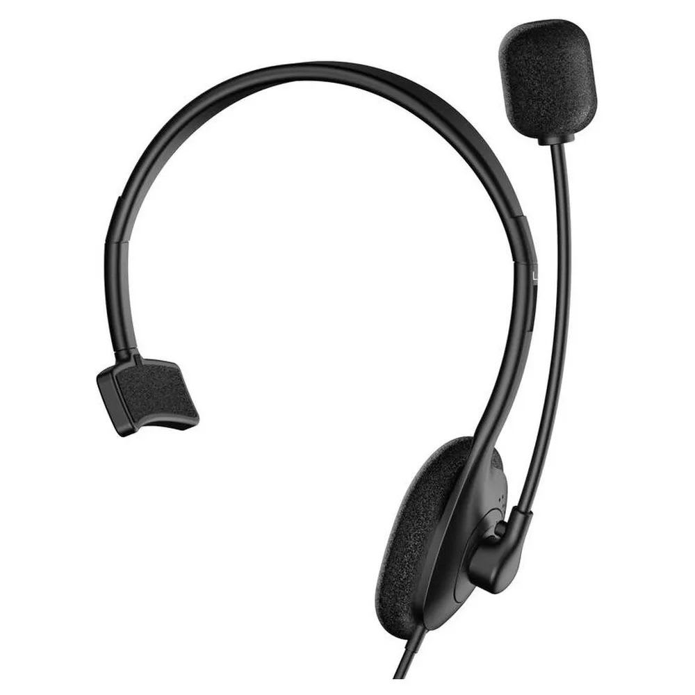 AUDIFONO GENIUS CON MICROFONO HS-100U MONO USB-A BLACK (31710027400) (NT8)3