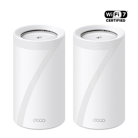 SISTEMA DE WIFI TP-LINK MESH DECO BE85 (PAQX2) BE19000 3BAND (Deco BE85(2-pack)) (NT6) 0