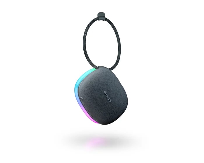 PARLANTE PHILIPS TAS2307 RGB BLUETOOTH 7H 5W/10W USB-C BLACK (TAS2307BK) NT83