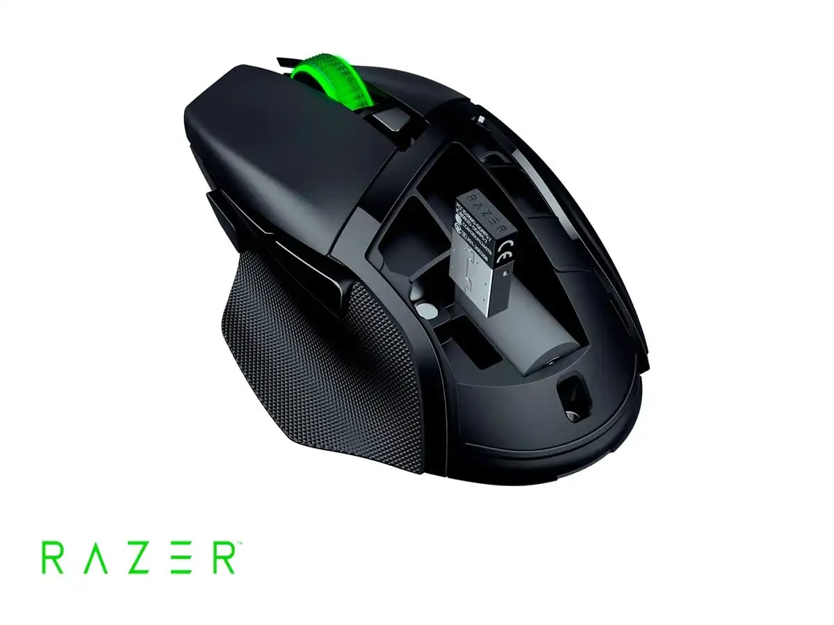 MOUSE RAZER BASILISK V3 HYPERSPEED WS / BT SWITCH MECHANICAL CHROMA NEGRO (RZ01-04870100-R3U1) (NT8)2