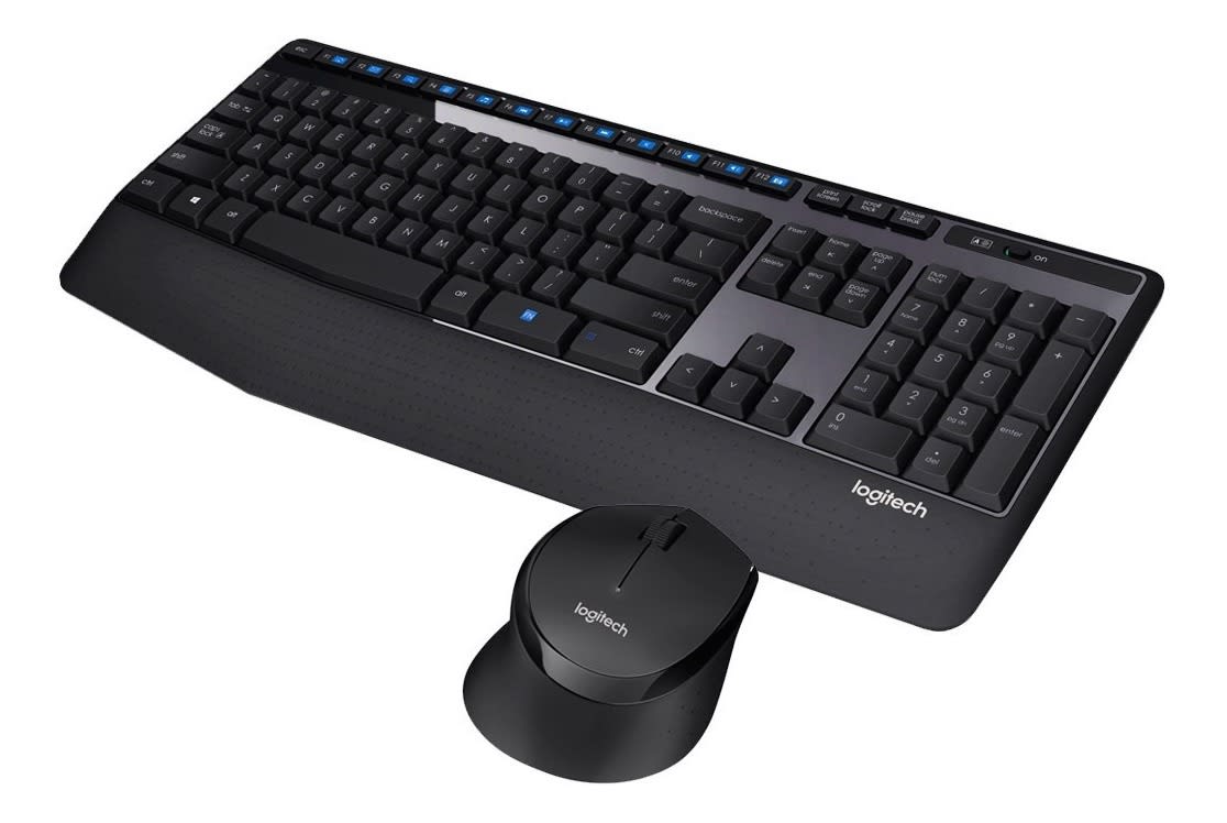 TECLADO LOGITECH + MOUSE MK345 WIRELESS USB SP BLACK (920-007820)2