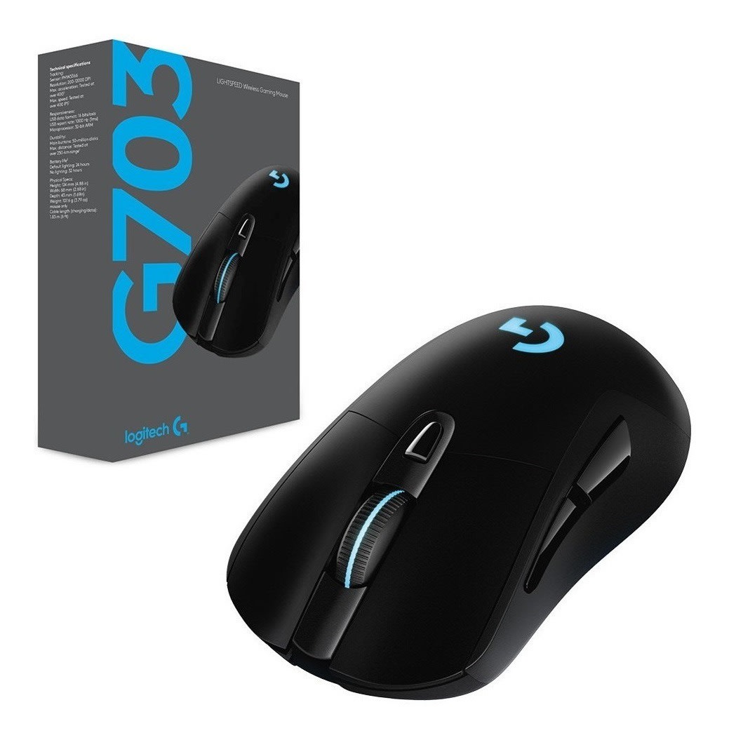 MOUSE GAMER LOGITECH G703 LIGHTSPEED (910-005638)1