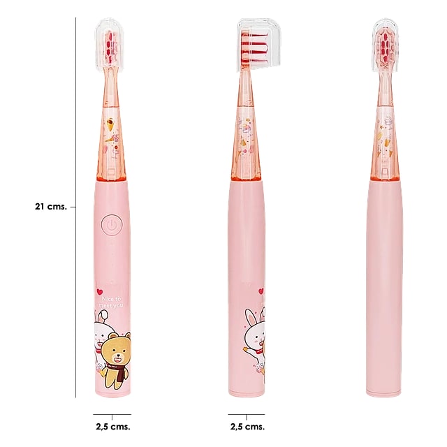 CEPILLO DENTAL ELECTRICO KIDS MDHL ROSADO (U6A)4