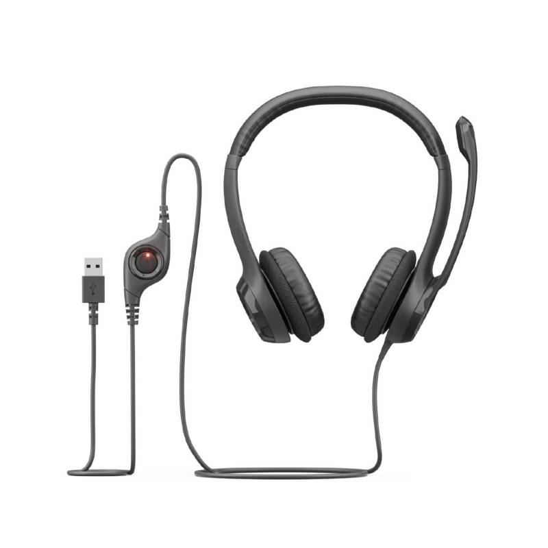 AURICULAR CON MICRÓFONO LOGITECH H390 USB NEGRO (981-000014) (NT8)3