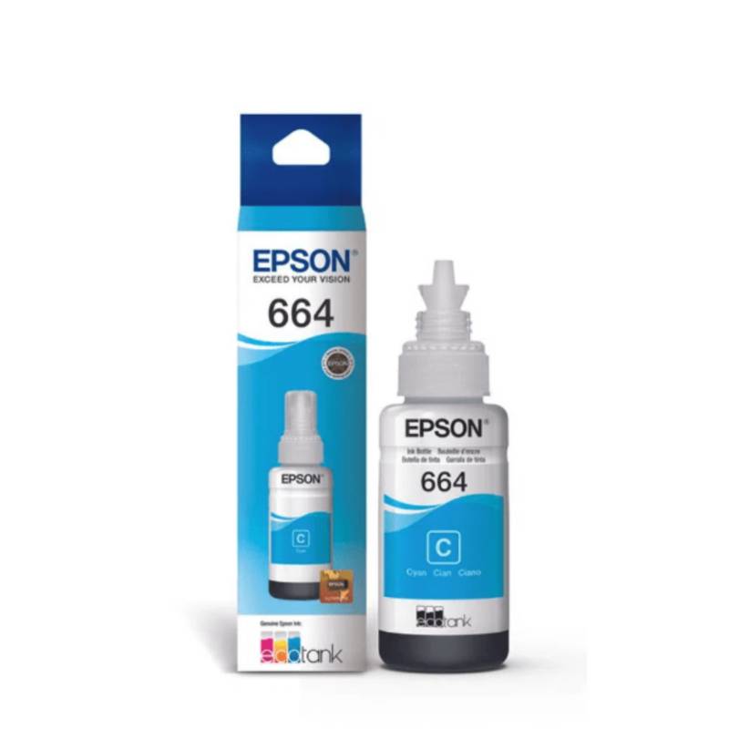 TINTA EPSON T664220 CYAN 70ML (C13T66422A)1