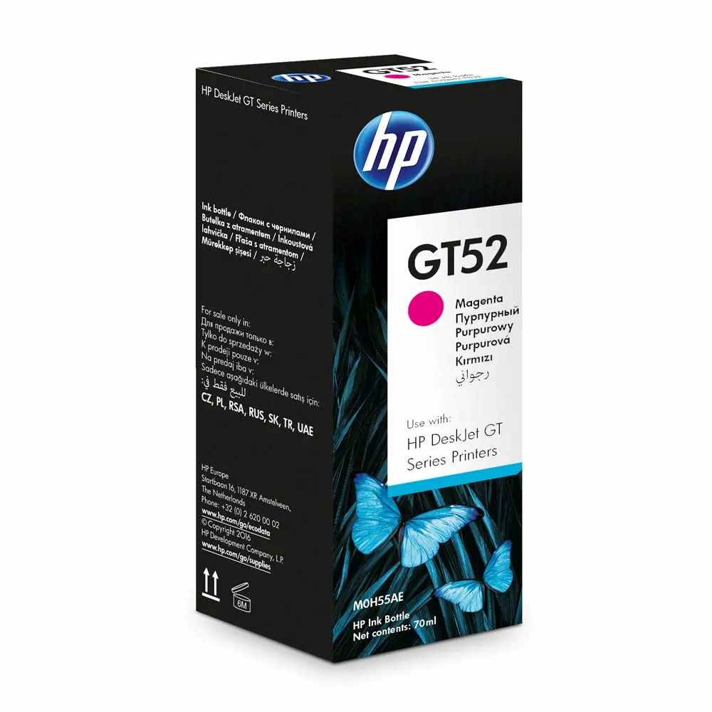 TINTA HP GT52 MAGENTA 70 ML (M0H55AL) (NT18)3