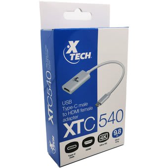ADAPTADOR CONVERTIDOR PARA VIDEO XTECH - USB TYPE C (XTC-540)4