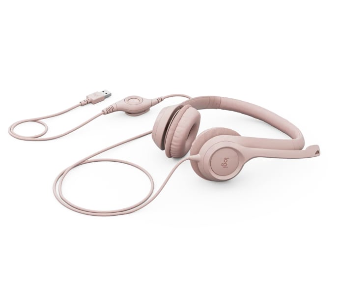 AURICULAR USB H390 USB ROSA (981-001280)5