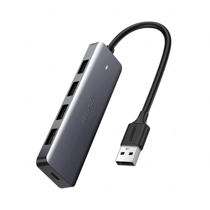 ADAPTADOR HUB UGREEN CM219 USB 3.0/5GBPS/4 PUERTOS (50985)2