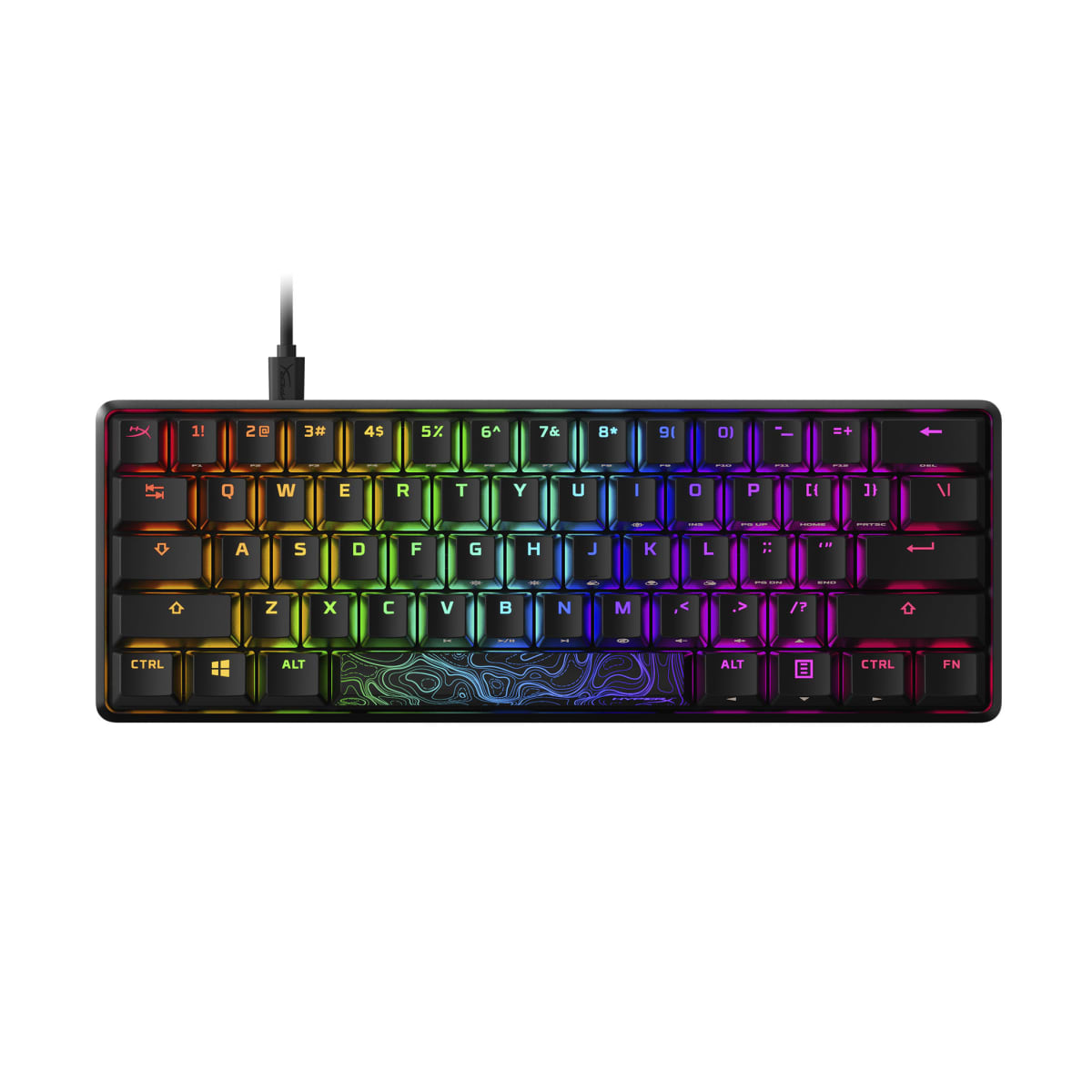 TECLADO HYPERX ALLOY ORIGINS 60 SWITCH RED (HKBO1S-RB-US/G) 0