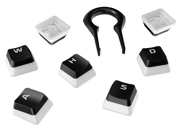 JUEGO DE TECLAS HYPERX PUDDING KEYCAPS PARA TECLADOS MECÁNICOS (HKCPXA-BK-LA/G) ESPAñOL2