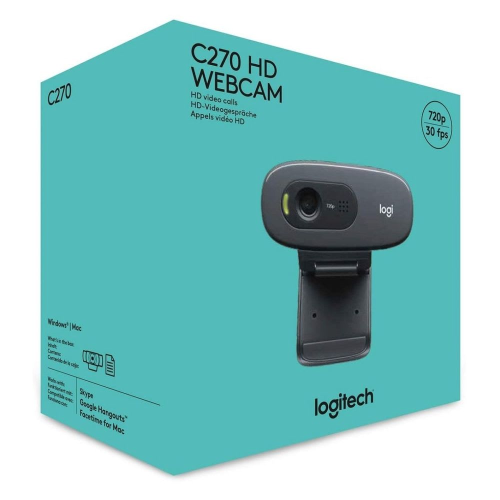 CAMARA WEB LOGITECH C270 HD (960-000694)5