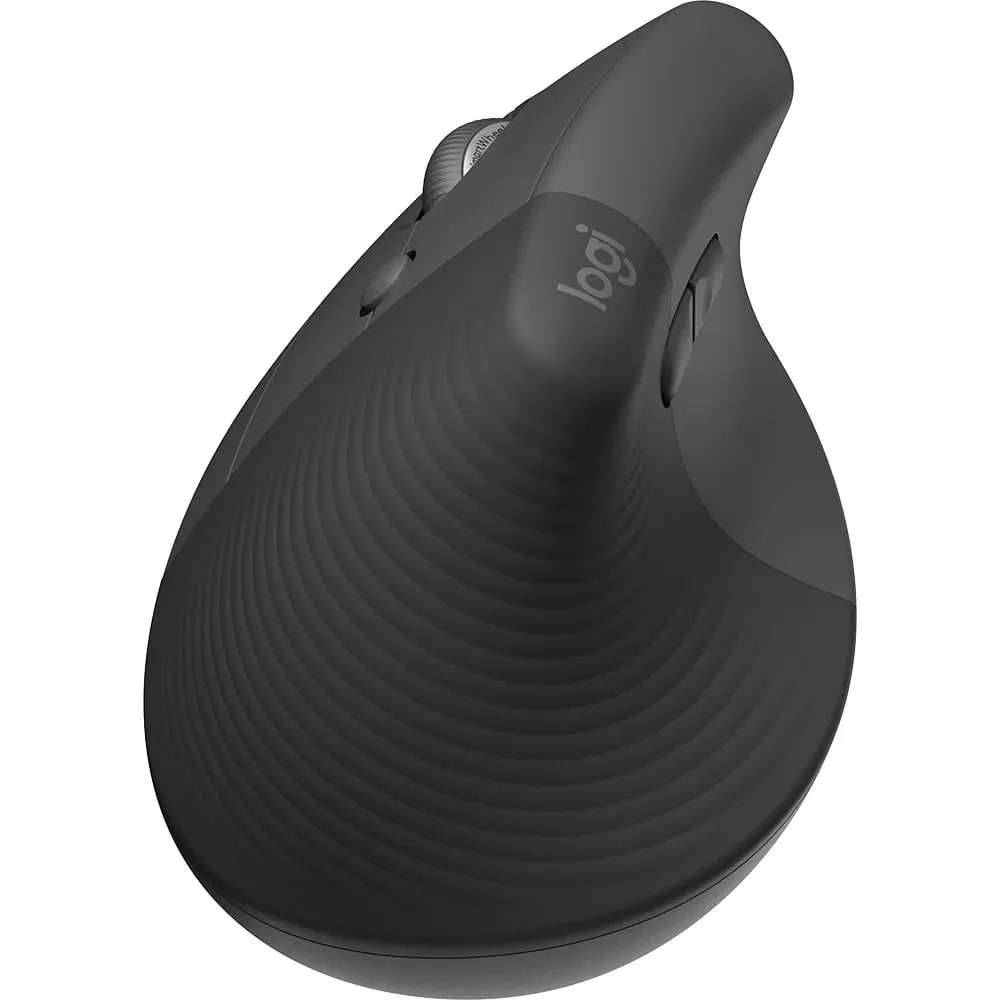 MOUSE LOGITECH LIFT VERTICAL ZURDO WIRELESS/BT BLACK (910-006467) (NT8)1
