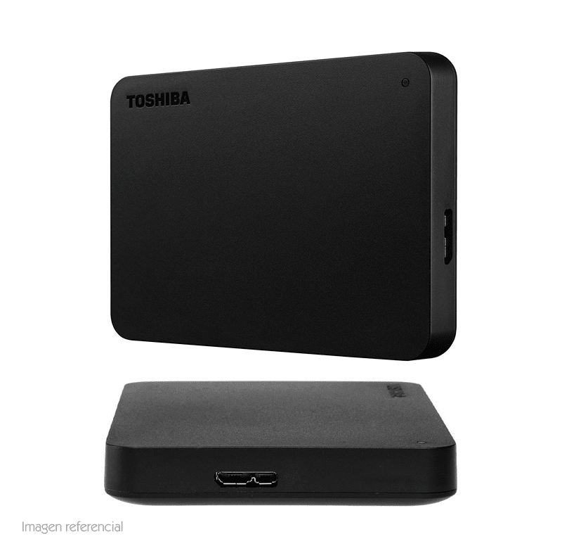 DISCO DURO PORTÁTIL TOSHIBA CANVIO BASICS - 2TB, NEGRO, USB3.0 (HDTB520XK3AA) (NT7)3