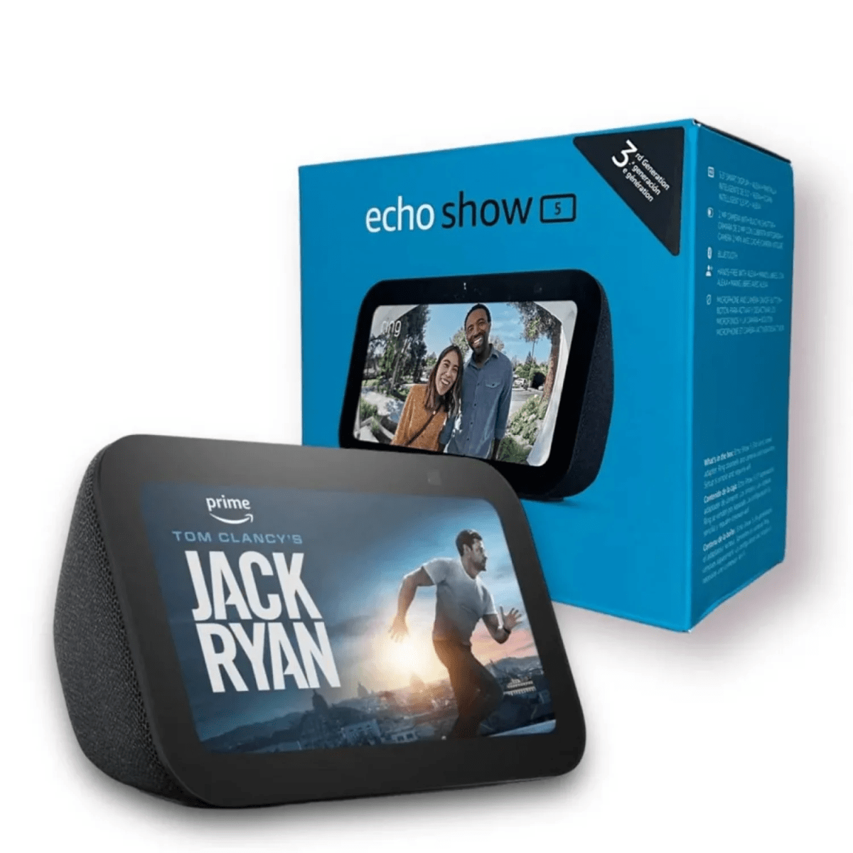 PARLANTE INTELIGENTE AMAZON ECHO SHOW 5 - NEGRO 3ERA GENERACIÓN (131001) (NT13)7