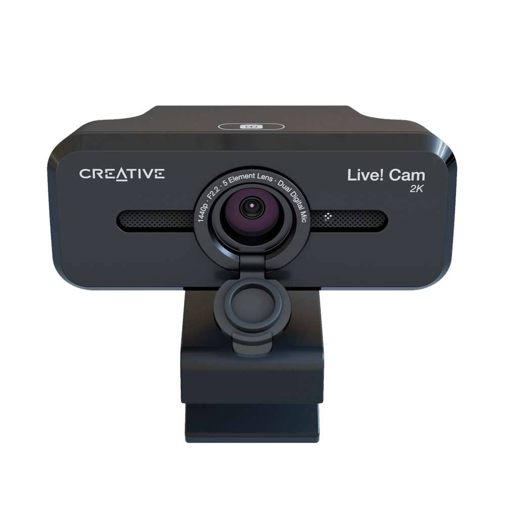 CAMARA CREATIVE LIVE! CAM SYNC V3 2K QHD1440P ZOOMX4 DUAL MIC USB C/TAPA BLACK (73VF090000000) (NT8)2