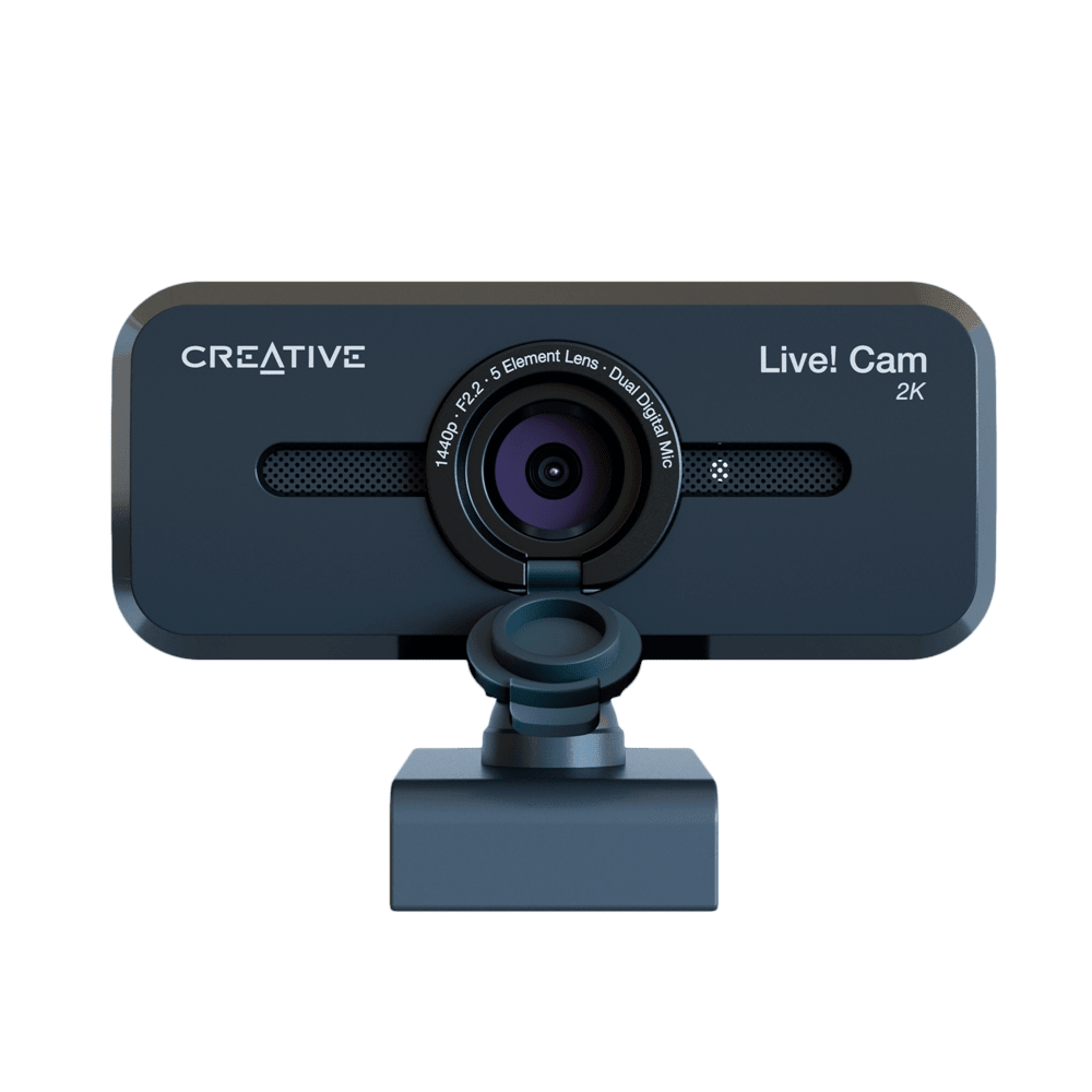 CAMARA CREATIVE LIVE! CAM SYNC V3 2K QHD1440P ZOOMX4 DUAL MIC USB C/TAPA BLACK (73VF090000000) (NT8)4