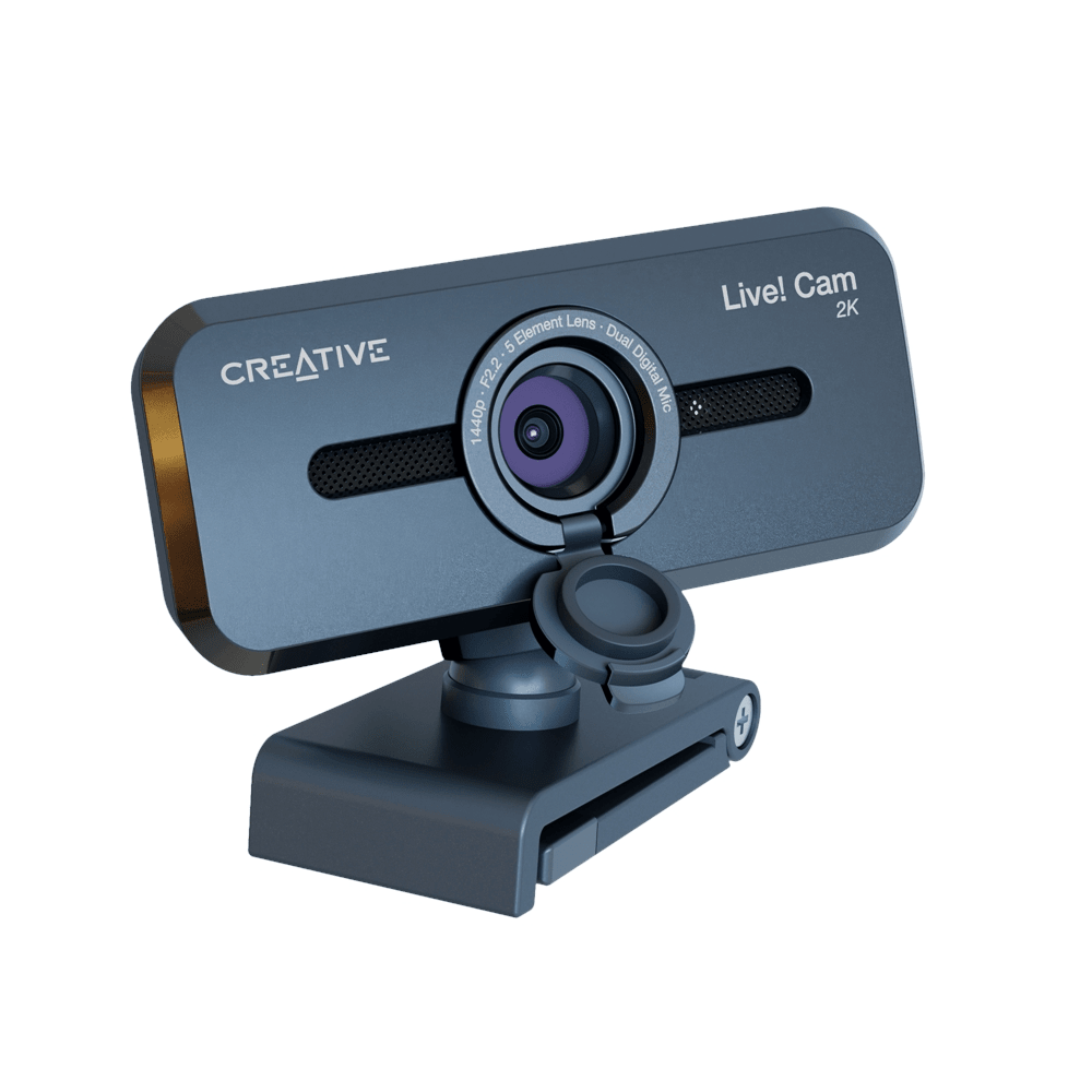CAMARA CREATIVE LIVE! CAM SYNC V3 2K QHD1440P ZOOMX4 DUAL MIC USB C/TAPA BLACK (73VF090000000) (NT8)6