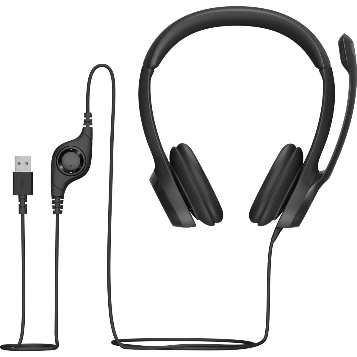 AURICULARES CON MICROFONO LOGITECH USB H390 PACK 10 UNIDADES BULK (981-000912) (NT8)2