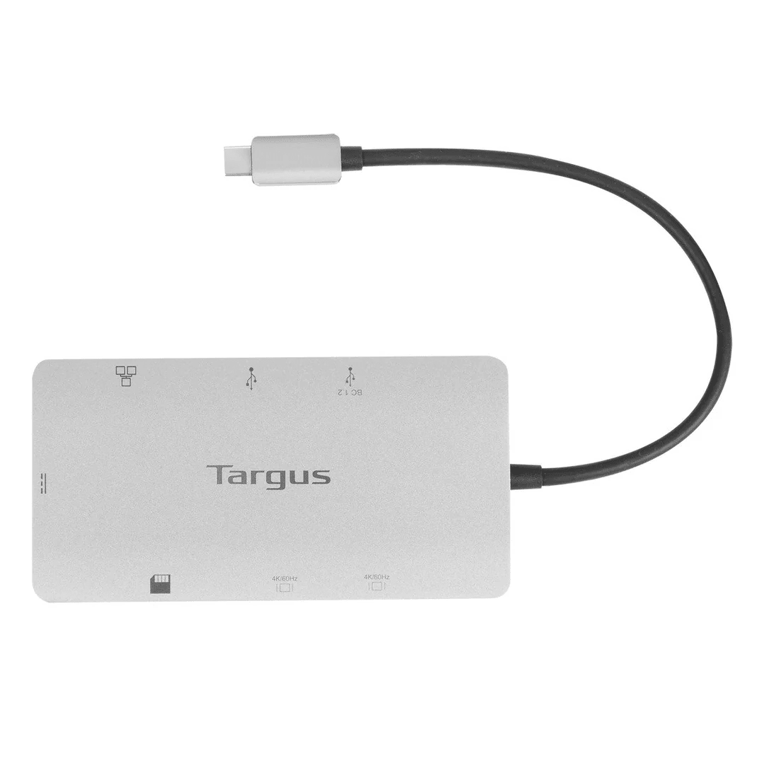 DOCKING STATION TARGUS USB-C CARD READER DUAL HDMI 4K C/FUENTE DE ALIMENTACIÓN PASS-THRU 100W (DOCK423TT) (NT8)2
