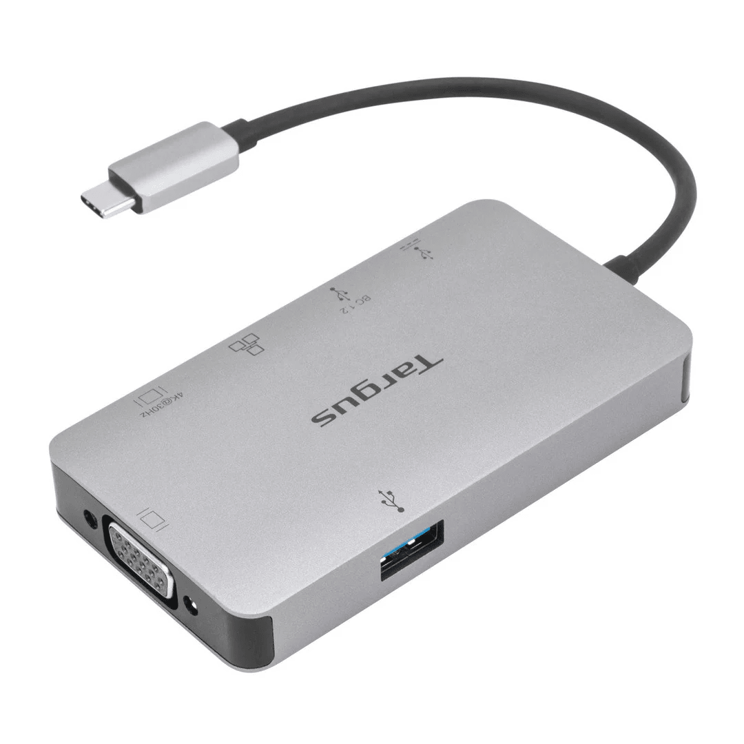 DOCKING STATION TARGUS USB-C HDMI VGA RED USB 3.0 C/FUENTE DE ALIMENTACIÓN 100W (DOCK419USZ) (NT8)7