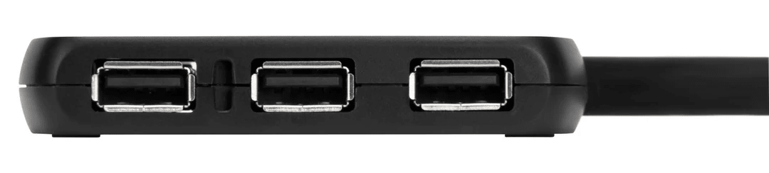 HUB USB TARGUS ACH114US 4 PUERTOS USB-A 2.0 NEGRO (ACH114US) (NT8)3