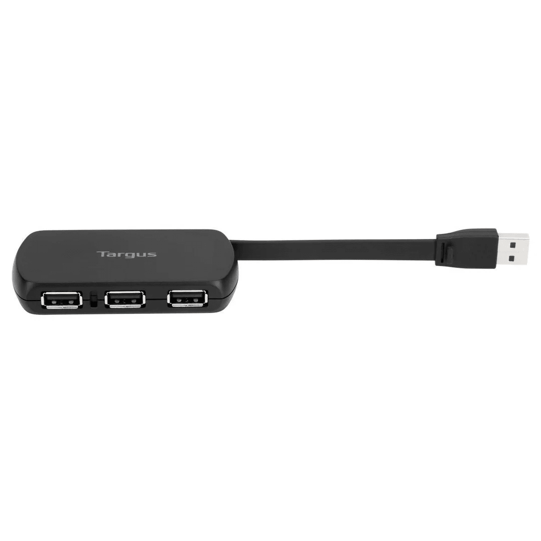 HUB USB TARGUS ACH114US 4 PUERTOS USB-A 2.0 NEGRO (ACH114US) (NT8)5