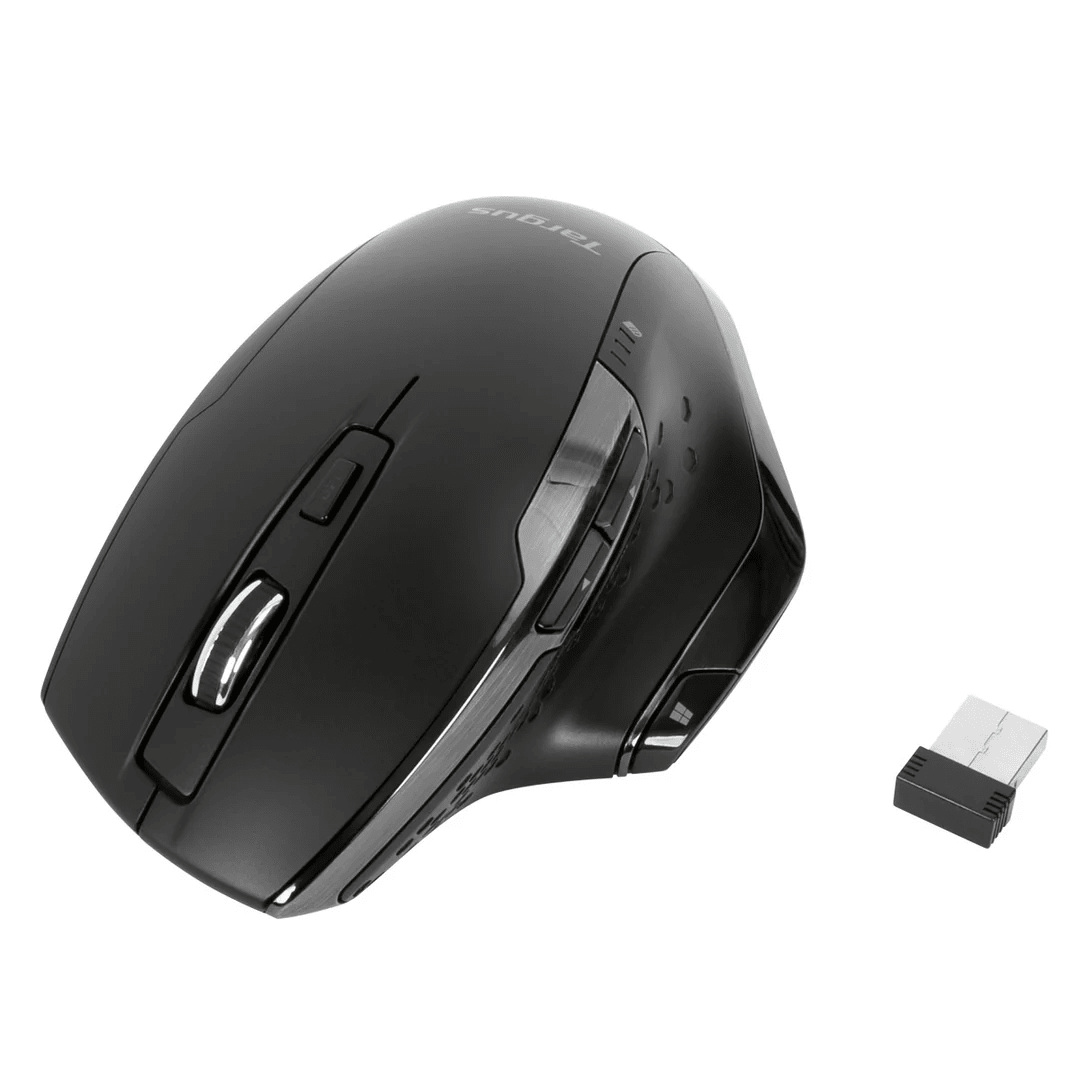 MOUSE TARGUS B584 - ERGONÓMICO ANTIMICROBIAL INALÁMBRICO NEGRO (AMW584GL) (NT8) 0