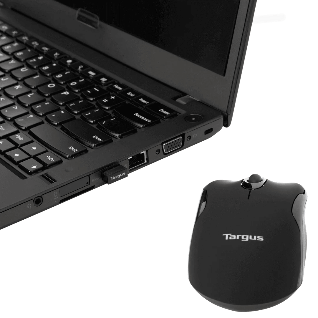 MOUSE TARGUS W575 - INALÁMBRICO ERGONÓMICO 1600 DPI NEGRO (AMW575TT) (NT8)6