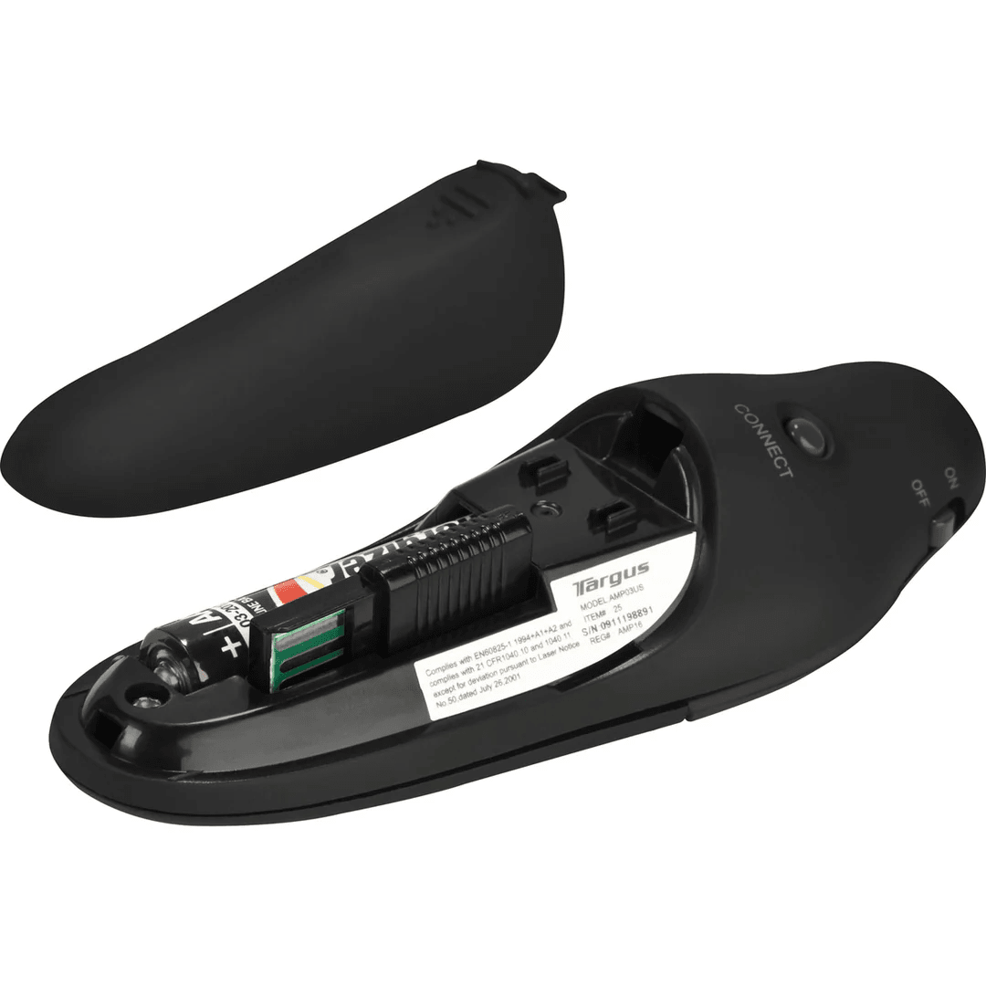 PRESENTADOR USB TARGUS AMP16US INALÁMBRICO C/PUNTERO LASER 15M ALCANCE (AMP16US) (NT8)4