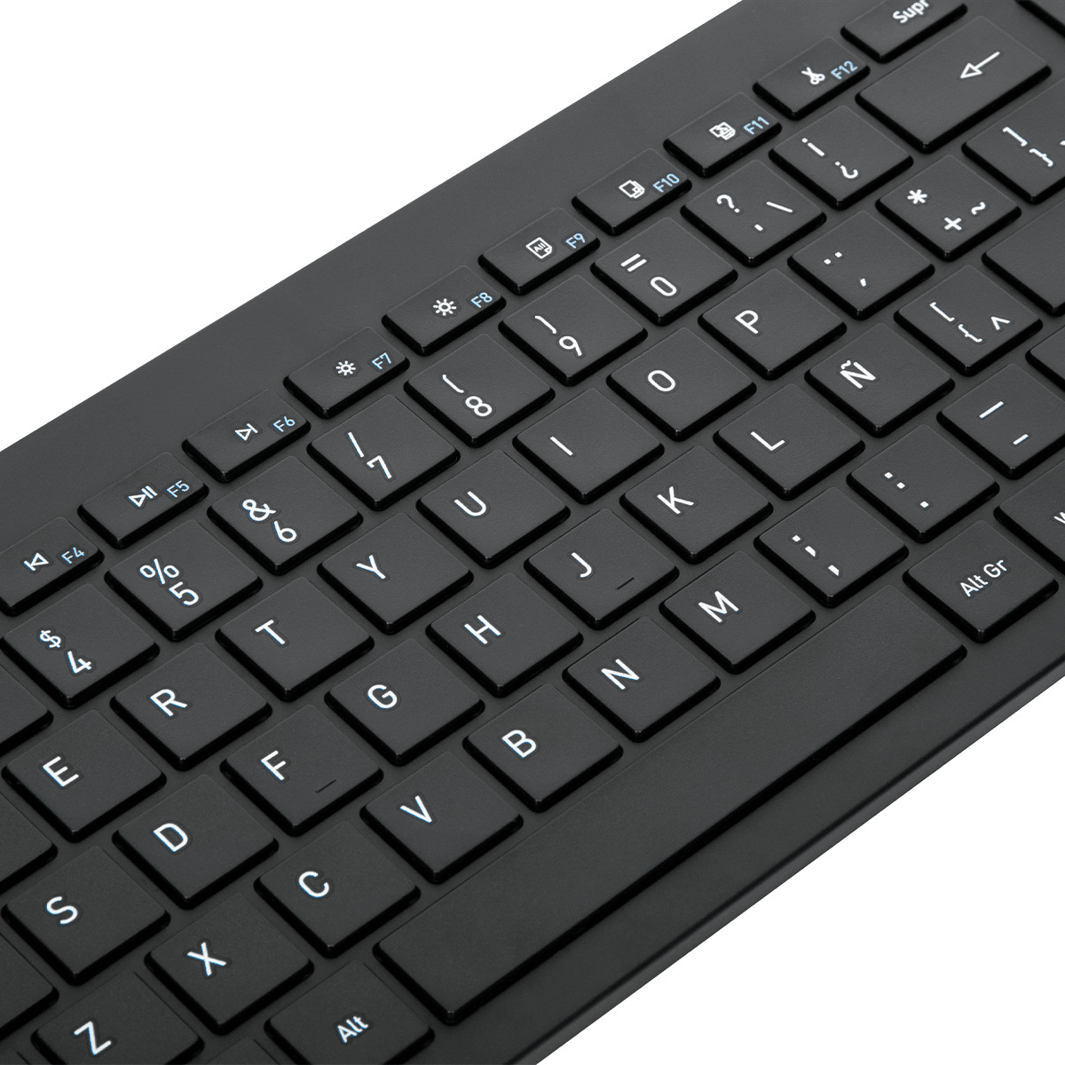 TECLADO TARGUS KB863 MEDIANO ANTIMICROBIAL MULTIDISPOSITIVO BLUETOOTH SP NEGRO (AKB863ES) (NT8)3