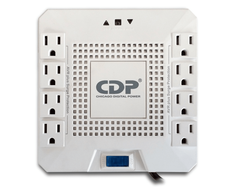 ESTABILIZADOR CDP R-AVR1808I 1800VA/1000W 8 SALIDAS (R-AVR1808I) (NT4)2