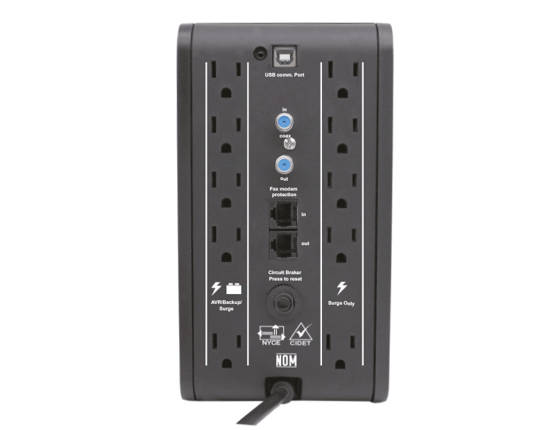 UPS CDP R-SMART 1010I 1000VA / 500W AUTONOMÍA (R-SMART1010I) NT32