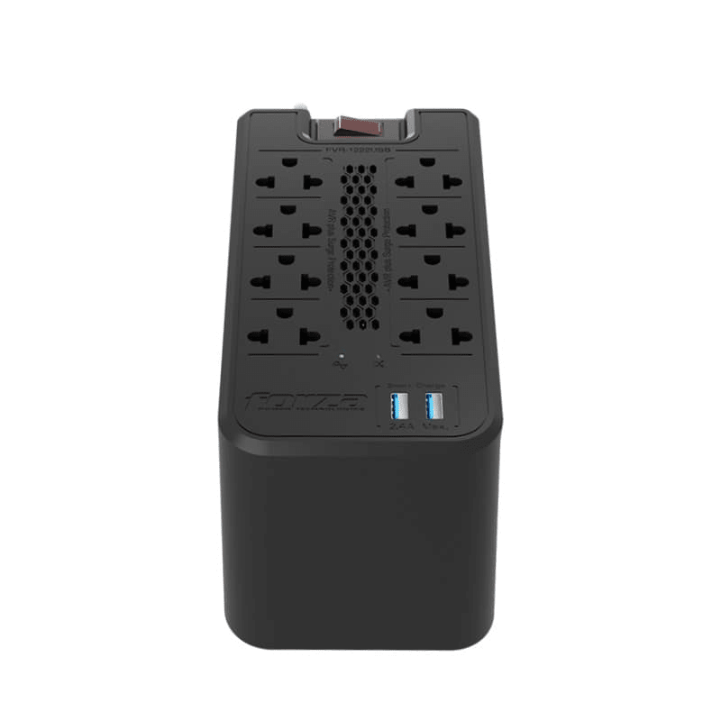 REGULADOR DE VOLTAJE FORZA VOLT REG 1200VA/600W 240V 8UNEMA 2USB (FVR-1222) 0
