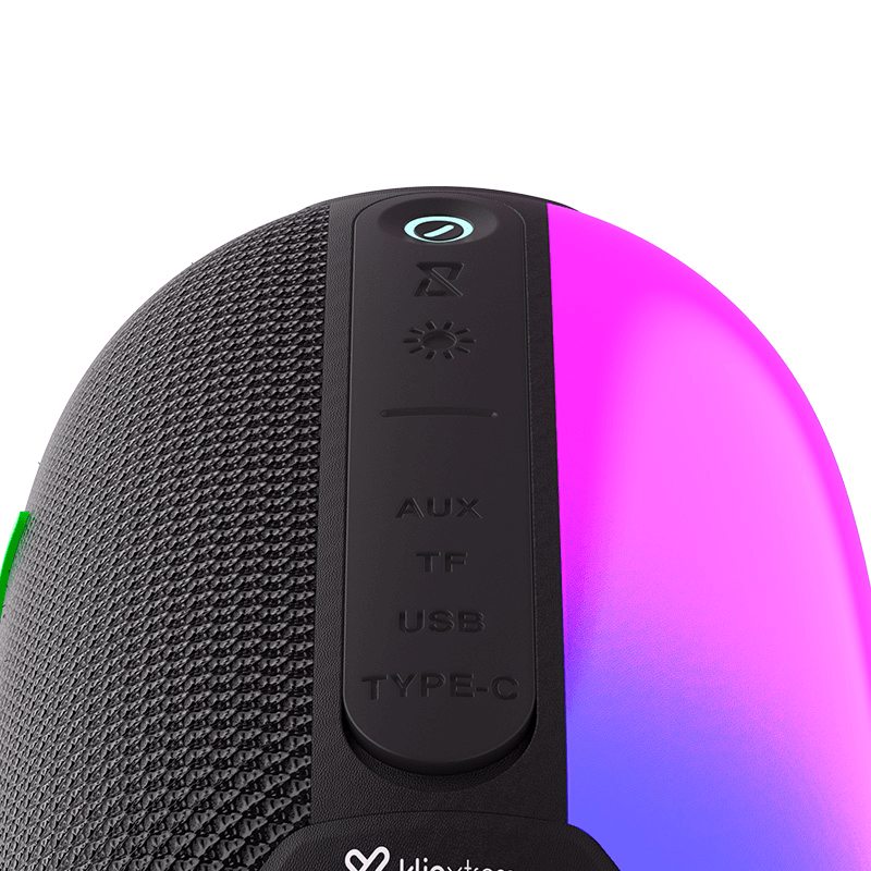 PARLANTE PORTÁTIL KLIPXTREME ZOUNDFIRE - TWS LED FLAME LIGHTS 12W NEGRO (KBS-250BK)3