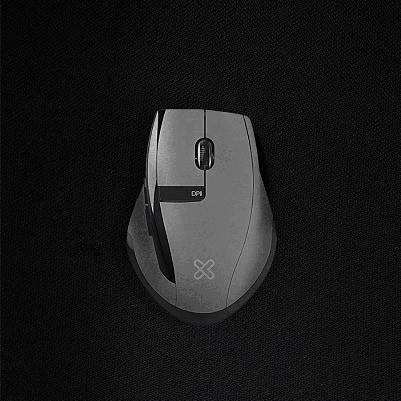 KIT TECLADO + MOUSE KLIPXTREME MAGNIFIK - DUO INALÁMBRICO 2.4GHZ NEGRO Y GRIS (KBK-520) (NT3)10