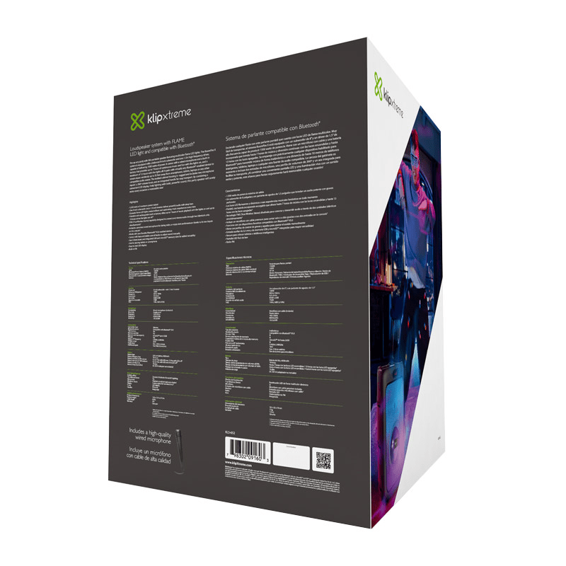 PARLANTE KLIPXTREME BOOMFIRE X - SUBWOOFER 8