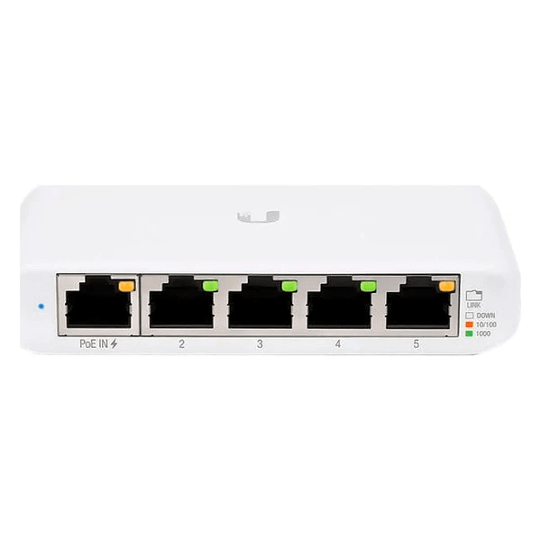 SWITCH UBIQUITI FLEX MINI UNIFI DE 5 PUERTOS 10/100/1000 MBPS (USW-FLEX-MINI) (NT3) 0