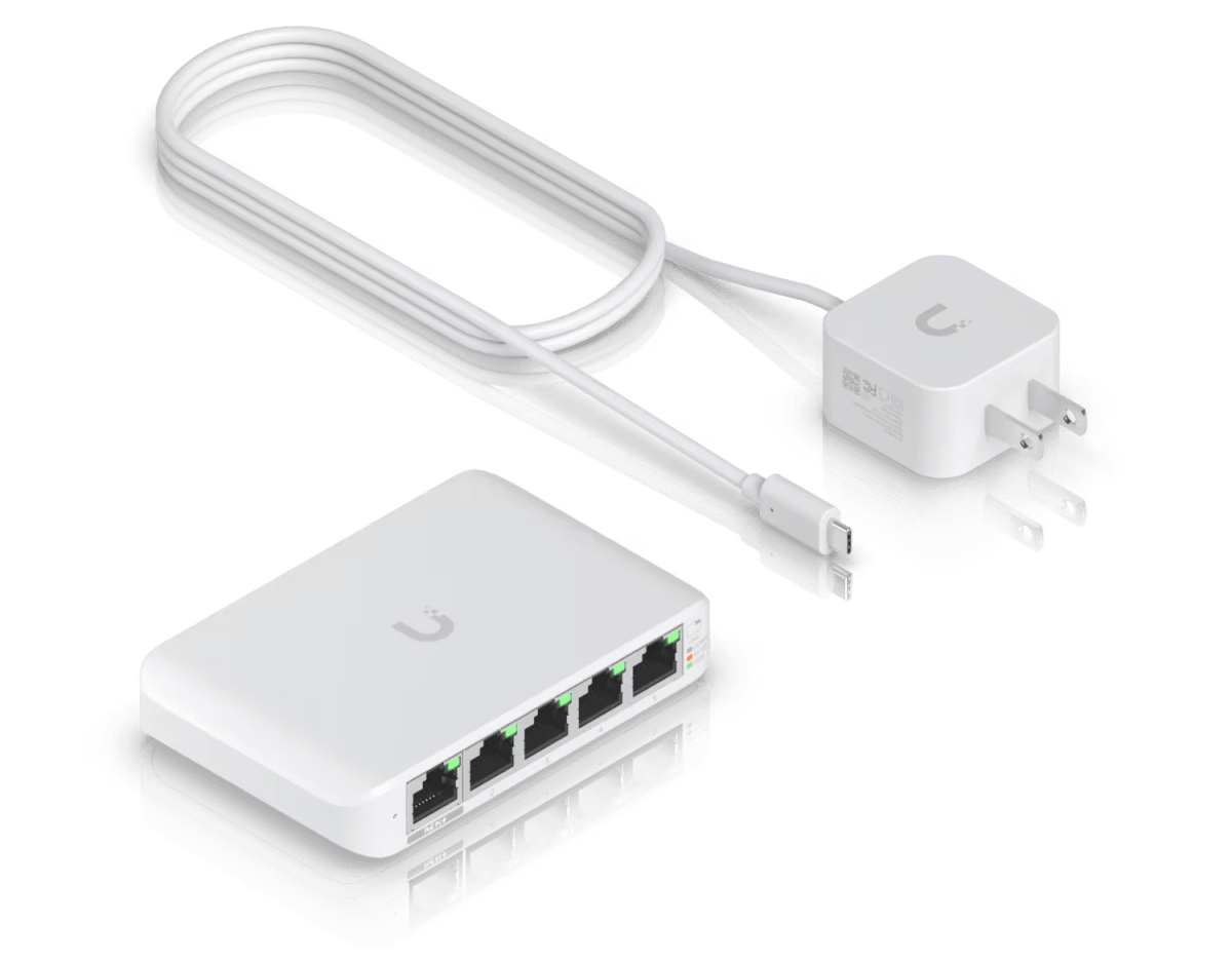 SWITCH UBIQUITI FLEX MINI UNIFI DE 5 PUERTOS 10/100/1000 MBPS (USW-FLEX-MINI) (NT3)6