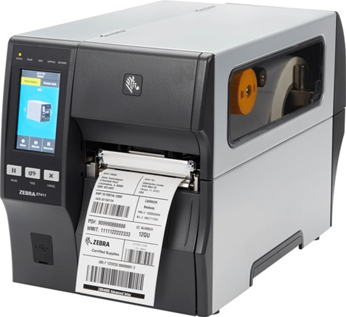 IMPRESORA DE ETIQUETAS ZEBRA ZT411 - INDUSTRIAL BARCODE PRINTER, 203 DPI (ZT41142-T010000Z) (NT7)3